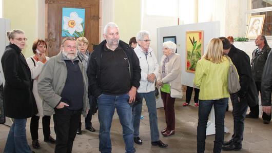 Viele Kunstfreunde wohnten der Vernissage zur Ausstellung „Luftpinseleien“ bei. Viele Kunstfreunde wohnten der Vernissage zur Ausstellung „Luftpinseleien“ bei.