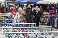 Besucherinnen und Besucher konnten am Sonntag über den Eberner Marktplatz bummeln.