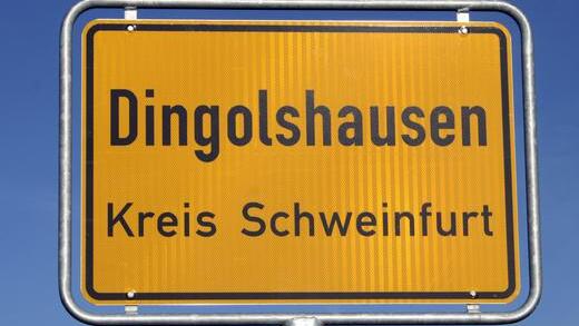 Dingolshausen Ortsschild       -  Der Dingolshäuser Gemeinderat tagte.
