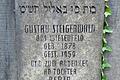 Der Grabstein Gustav Steigerwalds auf dem Jüdischen Friedhof in Würzburg.