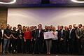 Alle Preisträger und Akteure bei der Preisverleihung der&nbsp;Stiftung zur Förderung der Krebsforschung an der Julius-Maximilians-Universität Würzburg während der Benefizgala.
