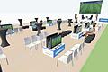E-Sport-Turnier: So wird die Stadthalle Bad Neustadt bei dem Gaming-Event am 10. November aussehen.