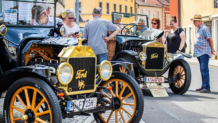 Bis zu 400 Oldtimer erwarten die Veranstalter der Geo Classics in diesem Jahr in Gerolzhofen. Bis zu 400 Oldtimer erwarten die Veranstalter der Geo Classics in diesem Jahr in Gerolzhofen.