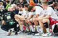 Frust und Enttäuschung: Der HSC Bad Neustadt (links Trainer Florian Hauck) ist aus der Handball-Bayernliga abgestiegen.