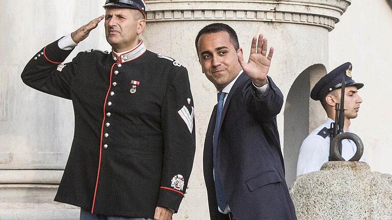 Der Chef der Fünf-Sterne-Bewegung in Italien, Luigi Di Maio, soll in der neuen Regierung Außenminister werden.&nbsp;