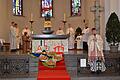 Der Festgottesdienst in der Don-Bosco-Kirche wurde von Pater Johannes Kaufmann zelebriert.