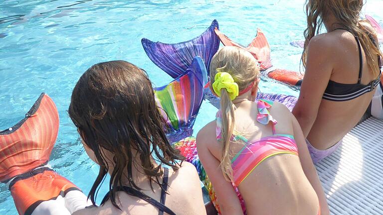 Meerjungfrauen kommen am Samstag in Lohr auf ihre Kosten. Meerjungfrauen kommen am Samstag in Lohr auf ihre Kosten. 
