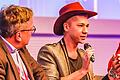 Maximilian Seitz beim Influencer-Talk des Mobile Media Day 2018 in Würzburg.