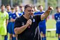 Trainer Harald Funsch stellt bei der Saisoneröffnung und Mannschaftsvorstellung auf der Sepp-Endres-Sportanlage an der Mainaustraße die neuen Spieler beim Fußball-Bayernligisten FV 04 Würzburg vor und gibt einen Ausblick auf die neue Saison.