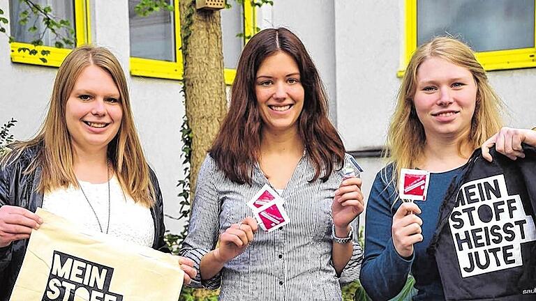 Engagieren sich im Projekt &bdquo;mindzone&ldquo;: Carina Schmidt, Tabea Fischer von Mollard und Luisa Dietz (von links).