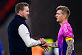 Bundestrainer Julian Nagelsmann und Toni Kroos.jpeg       -  Julian Nagelsmann und Toni Kroos. Beide sind bei der EM dabei: der eine als Trainer, der andere als Spieler.