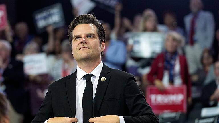 Matt Gaetz - Selbst einige Republikaner bezweifeln, ob Gaetz das Amt des Justizministers bekommen kann. (Archivbild) Matt Gaetz - Selbst einige Republikaner bezweifeln, ob Gaetz das Amt des Justizministers bekommen kann. (Archivbild)