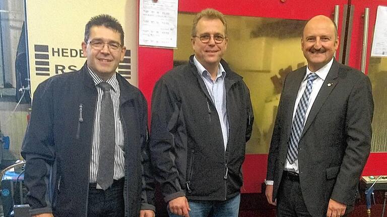 Werksbesuch: Die Geschäftsführer der Firma Schmelzmetall, Markus Heinrich und Edgar Seufert, empfingen den hiesigen Bundestagsabgeordneten Bernd Rützel. Werksbesuch: Die Geschäftsführer der Firma Schmelzmetall, Markus Heinrich und Edgar Seufert, empfingen den hiesigen Bundestagsabgeordneten Bernd Rützel.