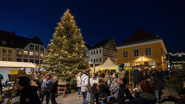 Impressionen vom Weihnachtsmarkt in Mellrichstadt