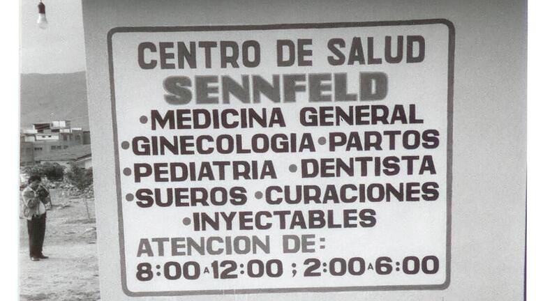 Seit 40 Jahren gibt es die Indio-Hilfe-Peru. In Bolivien entstand in Cochabamba das Centro de Salud Sennfeld. Zwischen 1990 und 1994 wurden in Bolivien knapp 60.000 Euro Spenden investiert.