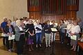 Der Pius-Chor gab dem Gottesdienst in der Pfarrkirche St. Pius zum Gedenktag des Kirchenpatrons einen eindrucksvollen musikalischen Akzent