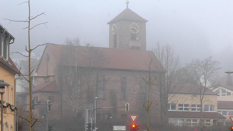 Die evangelische Kirche in Lohr.