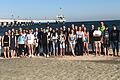 Am Strand in Burgas: Spätsommer am Schwarzen Meer.