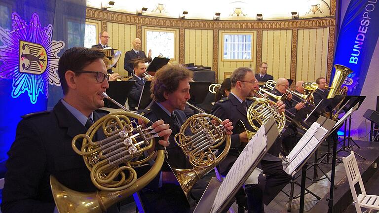 Für stimmungsvolle Klänge sorgte während der Veranstaltung das Bundespolizeiorchester München.       -  Für stimmungsvolle Klänge sorgte während der Veranstaltung das Bundespolizeiorchester München.