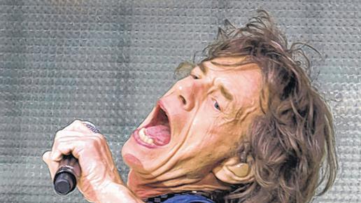 Wie ein Tiger: Mick Jagger auf der Berliner Waldbühne.