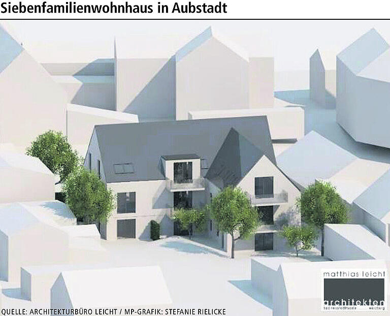 Erster Spatenstich: Mitten in Aubstadt entsteht ein Haus für sieben Familien Erster Spatenstich: Mitten in Aubstadt entsteht ein Haus für sieben Familien