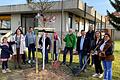 Am Tag gegen Rassismus pflanzte der Integrationsbeirat in Karlstadt gemeinsam mit der Zweiten Bürgermeisterin Martha Bolkart-Mühlrath (links) einen Baum. Geschmückt wurde er von Kindergartenkindern.