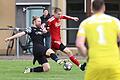 Der Ebelsbacher Patrik Lediger (rechts, im Duell mit Schonungens Marcel Werner) steuerte das 2:0 zum Rapid-Heimsieg bei.