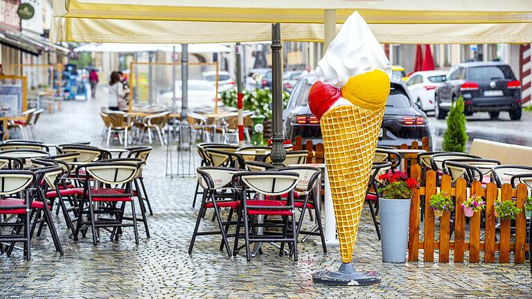 Mit dem Angebot an Bäckereien und Eisdielen sind die Haßfurterinnen und Haßfurter zufrieden. Vermisst wird eine bessere Versorgung mit Speiserestaurants.