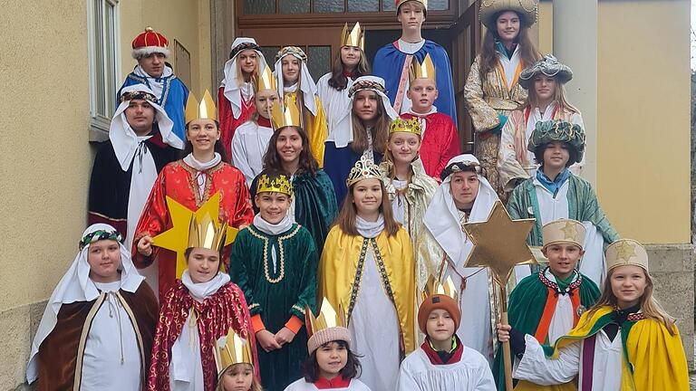 Sternsinger aus Stockheim und Ostheim.