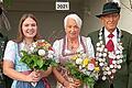 Aw: AW: Königsschießen Poppenroth       -  Die Schützengilde Poppenroth hat ein neues Königshaus: Robin Hood Christoph Metz (von links), Jugendkönigin Emma Karollus, Schützenliesel Uschi Di Fabio, Schützenkönig Bruno Di Fabio und Jugend Robin Hood Phillip Metz.