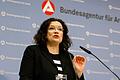 Andrea Nahles       -  Die Arbeitslosigkeit in Deutschland ist im November saisonbedingt leicht gesunken (Archivbild).