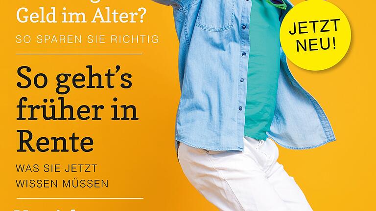 Das Renten-Magazin der Main-Post ist in allen Geschäftsstellen und im Online-Shop für 4,95 Euro erhältlich. Das Renten-Magazin der Main-Post ist in allen Geschäftsstellen und im Online-Shop für 4,95 Euro erhältlich.