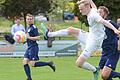 Marco Kunzmann (vorne, Archivbild) erzielte das goldene Tor für den TSV Karlburg im Pokalspiel gegen den FC Coburg.
