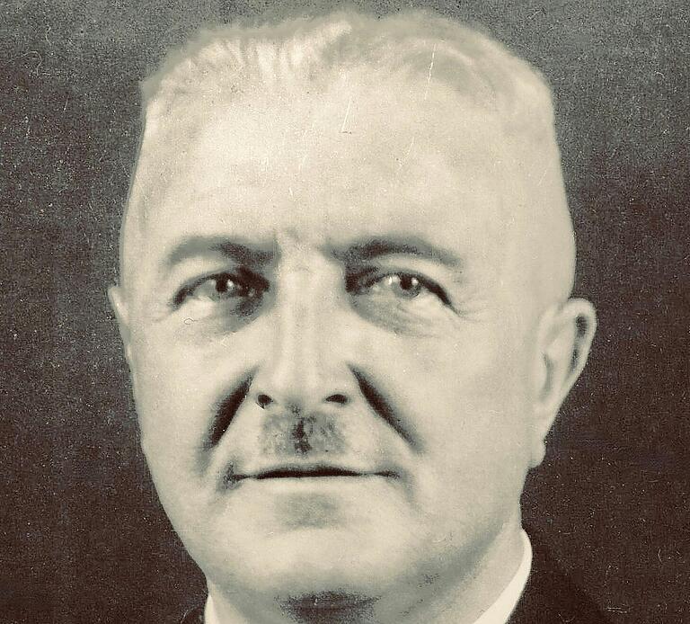 Gustav Pinkenburg, der von Maurice E. Henderson eingesetzte Würzburger Oberbürgermeister.