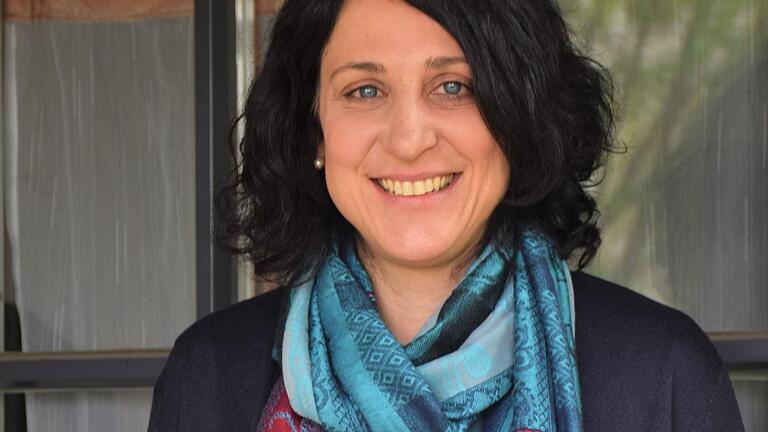 Kerstin Baderschneider zu Hause in Hagenbüchach. Kerstin Baderschneider zu Hause in Hagenbüchach.