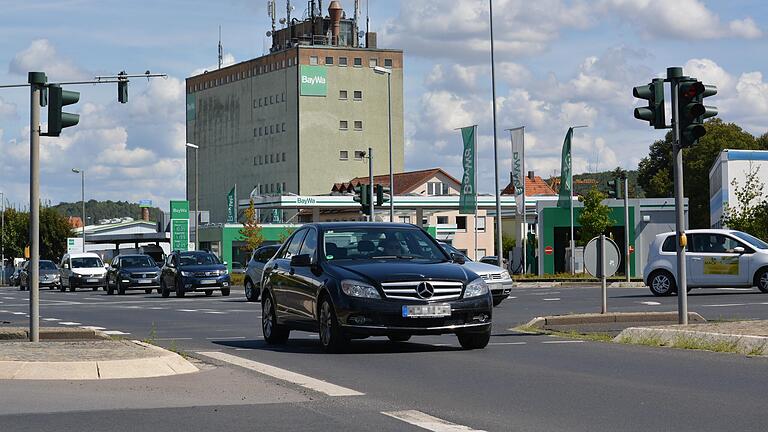 Da die Meiniger Straße (Archivfoto) als wichtiger Verkehrsknotenpunkt in Bad Neustadt gilt, finden auch dort Knotenpunktzählungen statt.