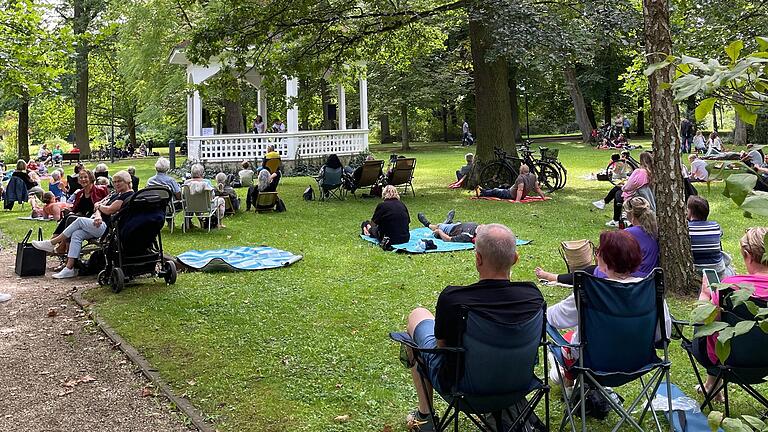 Begeisterte Zuhörerinnen und Zuhörer beim Picknickkonzert mit Popsicle. Begeisterte Zuhörerinnen und Zuhörer beim Picknickkonzert mit Popsicle.