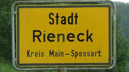 Ortsschild Rieneck