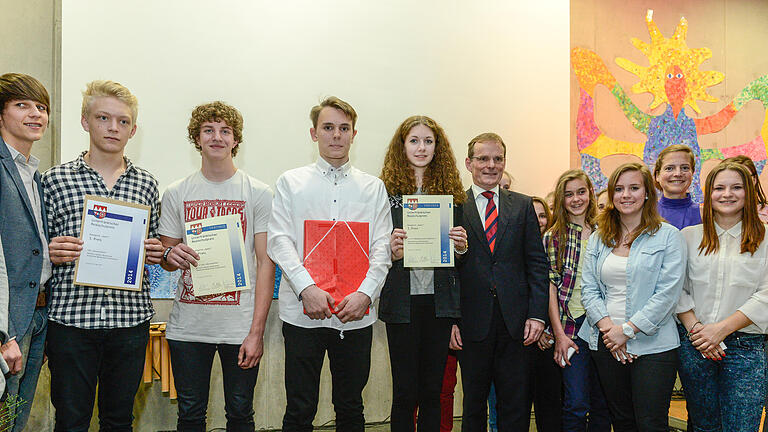 Eindrücke vom unterfränkischen Realschulpreis       -  Verleihung des unterfränkischen Realschulpreises in Ochsenfurt