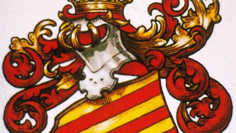 Das Wappen der Grafen von Rieneck. Das Wappen der Grafen von Rieneck.