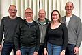 Auf dem Foto von links Norbert Büchner, Thomas Rost, Christian Umhöfer, Anna Glückstein, Detlef Gensler.