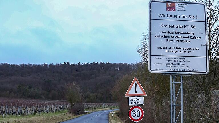 Der erste Abschnitt der 'neuen' Kreisstraße KT 56 wird bis Juni dieses Jahres fertig sein – dann geht es nahtlos mit dem nächsten Teilstück weiter.