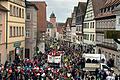 Dichtes Gedränge herrschte beim Faschingszug in Ochsenfurt&nbsp; im vergangenen Jahr.