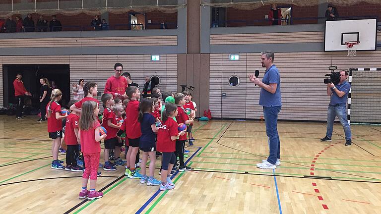 Ein Fernsehsender begleitete ein Training der Minis.