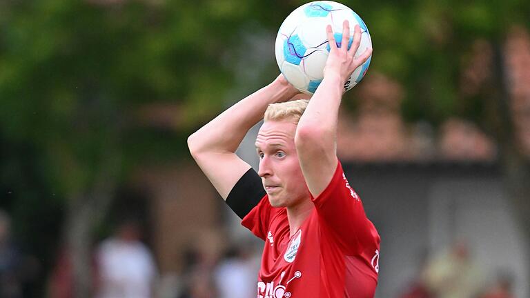 Luke Hemmerich war trotz seines ersten Treffers für den TSV Aubstadt nach dem Spiel gegen den 1. FC Nürnberg II enttäuscht.