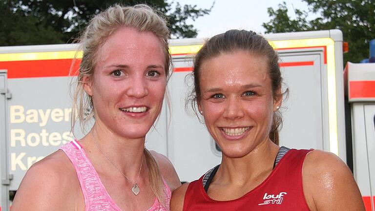 Siegreiches Frauen-Duo: Amelie Dornberger (links, 2.) und Gewinnerin Leoni Theis. Siegreiches Frauen-Duo: Amelie Dornberger (links, 2.) und Gewinnerin Leoni Theis.