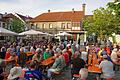 Selbst die Störche blieben in ihrem Nest hocken und genossen die Musik beim Abschlusskonzert des Rhöner Orgelsommers am Hammelburger Viehmarkt.       -  Selbst die Störche blieben in ihrem Nest hocken und genossen die Musik beim Abschlusskonzert des Rhöner Orgelsommers am Hammelburger Viehmarkt.
