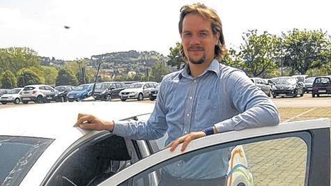 Überzeugter Elektromobilist: Projektmanager Sebastian Martin.
