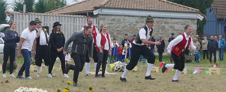 Start zum Staffelsauf. Start zum Staffelsauf.