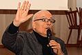 Thomas Luckow2       -  Engagierter Mahner für die konsequente Aufarbeitung der DDR-Staatssicherheit: Thomas Lukow bei seinem Vortrag im Gemeindezentrum Salz.Foto: Stefan Kritzer